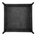 Valet Tray – PU Leather Desktop Organizer Catchall – Bedside Nightstand Caddy for Keys, Phone, Wallet, Coins