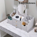 Vanity Mirror With Storage for Dressing and Daily Routines in Bathroom