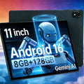 Android Tablet 11-Inch Business Model with Android 15, Octa-Core CPU, WiFi 6 and RAM or Storage Options