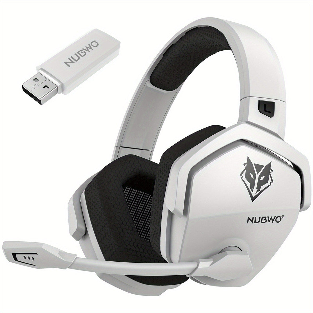2.4GHz Wireless Gaming Earphones NUBWO G06, 7.1 Surround Sound, 23ms Ultra-Low Latency, 100H Battery