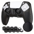 PS5 Controller Silicone Cover with 10 Thumb Grip Caps – Protective Case & Grip Accessories Set for PS5 DualSense Controller