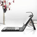 Collapsible Bluetooth Keyboard with Built-In Phone Stand, Wireless Portable Keyboard for Smartphones Tablets Laptops