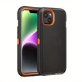 Phone Case Dual-Layer TPU and PC layered Armor with rear ring layout for iPhone 14 with Model-Specific Cutouts and Color Choices