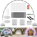 Balloon Arch Kit Stand Set with Water-Fillable Base, Adjustable 9FT Tall 10FT Wide Balloon Column Stand for Wedding Birthday Party Christmas