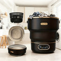 Portable Washing Machine Foldable Mini Washer Large for Underwear Socks Baby Clothes Apartment Dorm Travel Camping