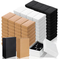 Jewelry Gift Boxes Bulk 100pcs Cardboard Paper Boxes for Necklace Earring Bracelet Ring for Entryways, Bedrooms and Living Spaces