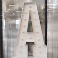 LED Letter Lights 4FT Tall Marquee Letter Lights A-Z Alphabet Light Up Letters with Cool White LED for Wedding