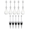 Beadable Bottle Opener and Wine Stopper Sets with Balanced 10- or 20-Piece Checkout Options