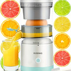 Electric Citrus Juicer Rechargeable USB-C, Portable Electric Orange Juicer Machine with 45W Motor