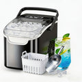 Portable Ice Maker Machine /Day - Countertop Ice Maker Makes 8 Ice Cubes in 6 Minutes, 2 Ice Sizes