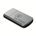 Silver Card-Style Foil Electric Shaver with USB Charging Cable, Cleaning Brush and 3.6-Inch Length