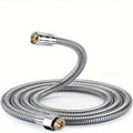 High-Pressure Shower Hose 78.7 Inch Extra Long – 304 Stainless Steel Chrome Plated, Explosion-Proof Braid Mesh
