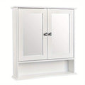 Wall-Mounted Bathroom Wall Cabinet for Organized Everyday Storage, in White