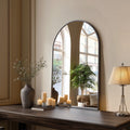 Wall-Mounted Metal Wall Mirror, Decorative Wall Mirror for Bathroom