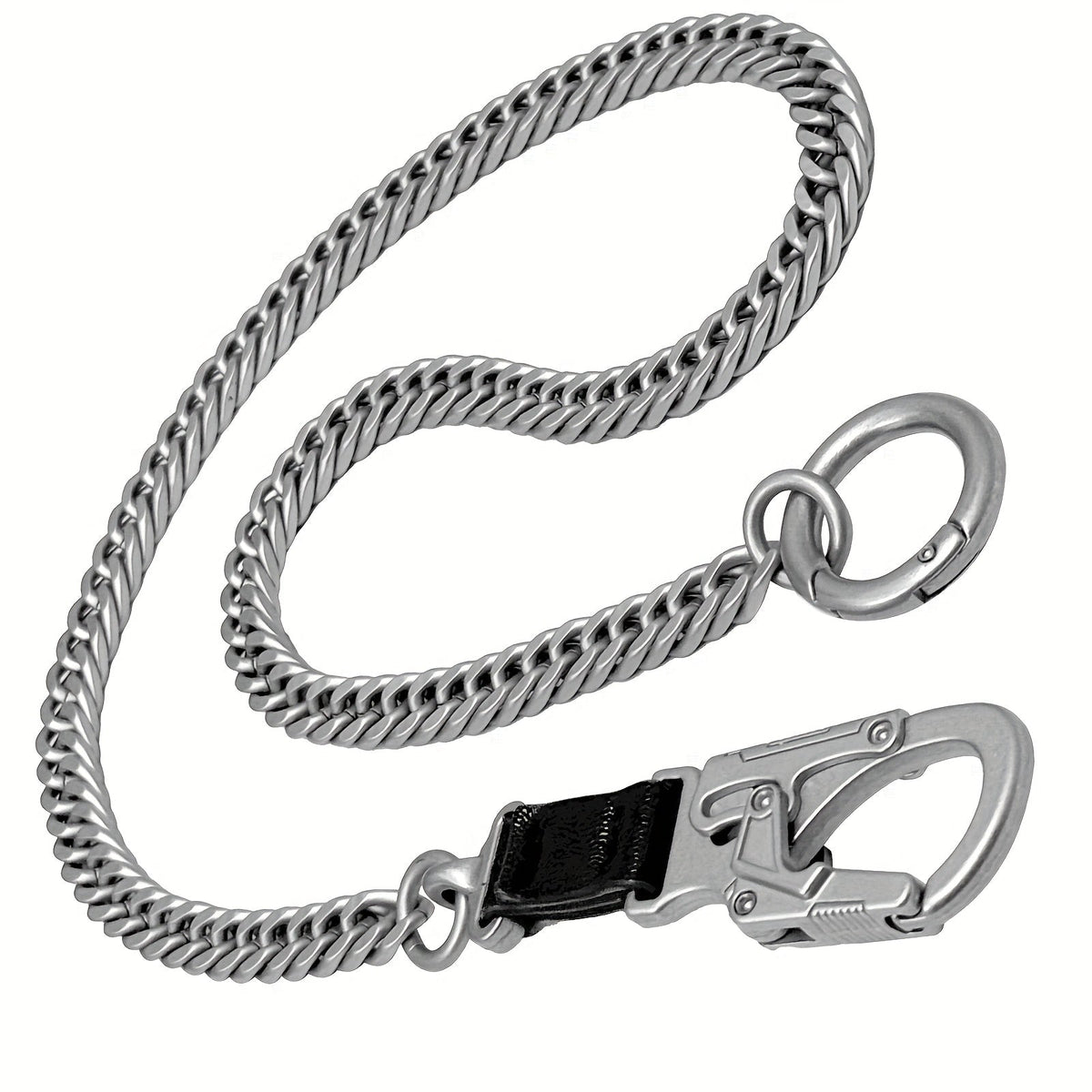 Wallet Chains & Pocket Chains - Chain Men Hip Hop Chain 25'' Dual-Button Lock Security Stainless Steel & - product detail