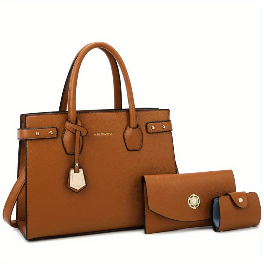 Crossbody Bag for Women – 3-Piece, Large Capacity, for Work & Everyday Use – detail view 9