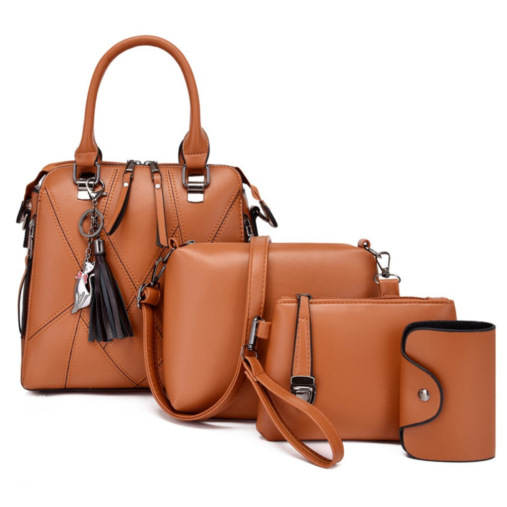 Crossbody Bag for Women – 4-Piece, PU Leather, Large Capacity, Lightweight – detail view 3