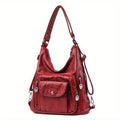 Convertible Hobo Crossbody Backpack for Women with Multi-Pocket Storage, Bottle Pocket and 4 Colors