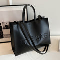 Embossed TOTE BAG Large Work Tote with Top Handles, Adjustable Crossbody Strap and 35 cm Structured Storage