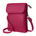 Crossbody Phone Wallet with Multi-Compartment Storage, Magnetic Flap & Adjustable Strap for Passport, Cards, Keys & Travel
