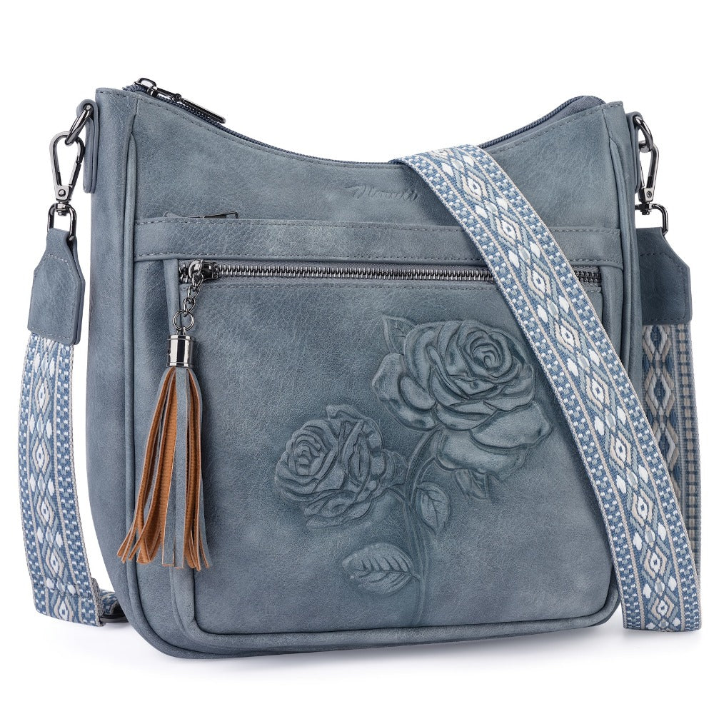 Crossbody Bag for Women – 7 Colors, Vegan Leather, Large Capacity, Adjustable Strap – detail view 4