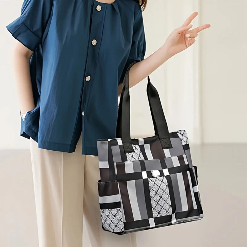 Tote Bag for Women – Nylon, Foldable, Lightweight, Large Capacity – detail view 9