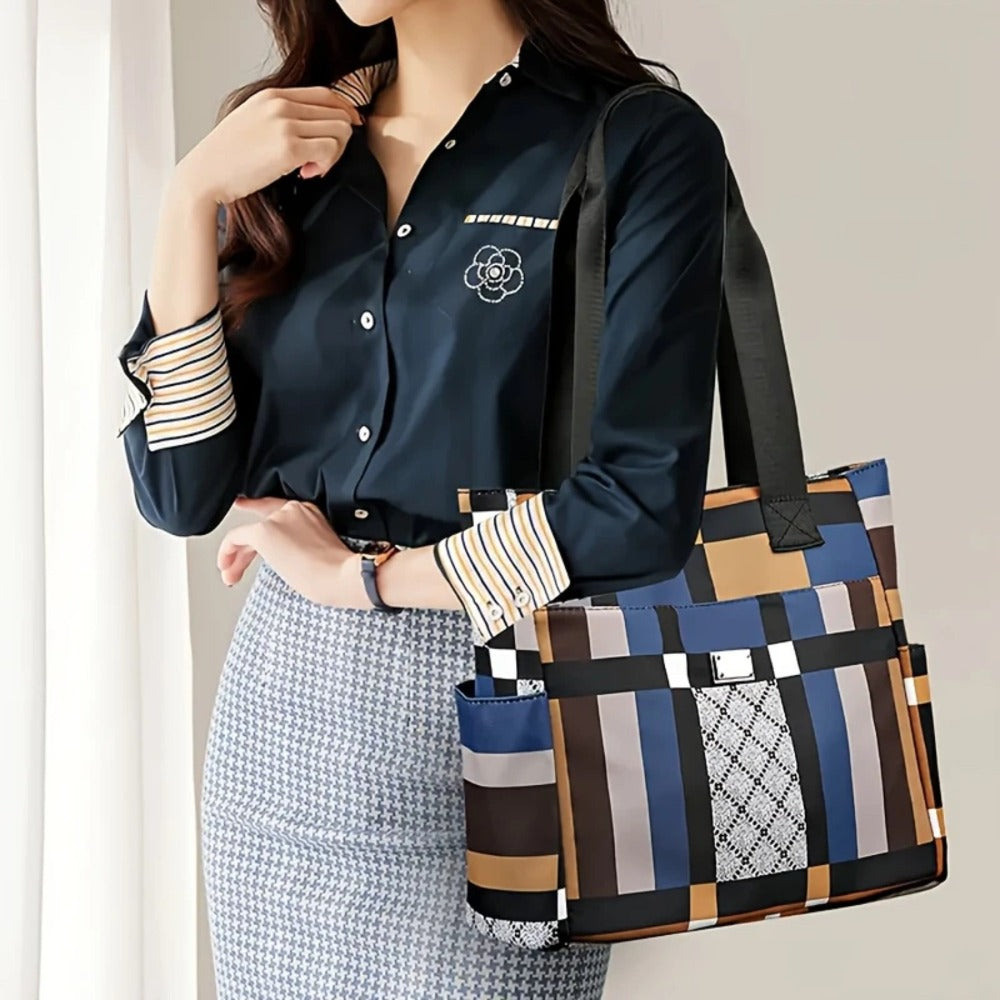 Tote Bag for Women – Nylon, Foldable, Lightweight, Large Capacity – detail view 5