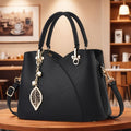 Polyester-Lined Tote Bag for Women with Zipper Closure, Polished Satchel Shape and 6 Colors