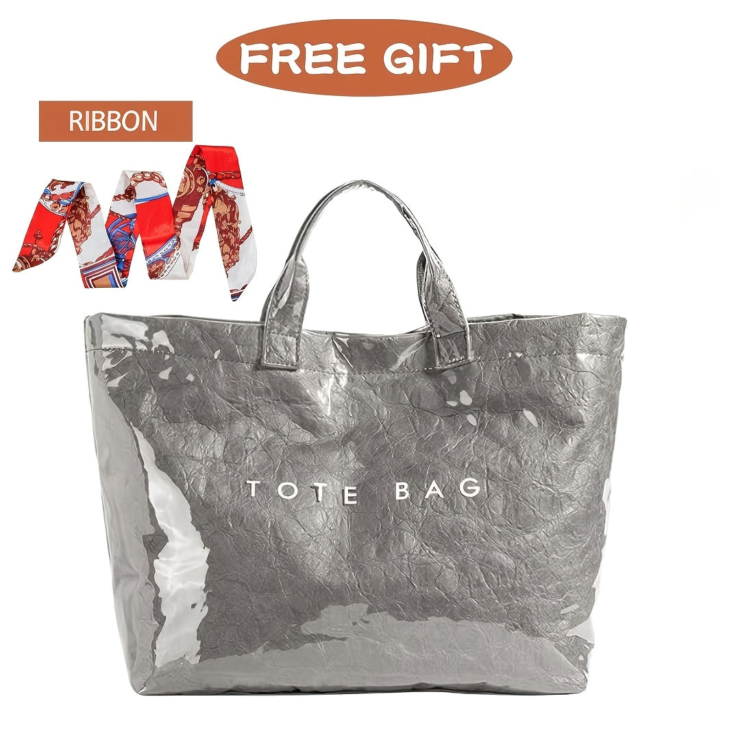 Large PU Leather Tote Bag for Women with Leopard Print, Open Top and 10 Fashion Color Options