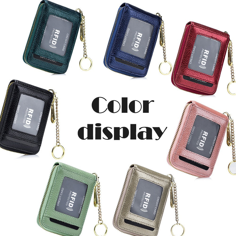 Women's Wallet – for Everyday Use, Zip Around Rfid Chain Multi – detail view 16