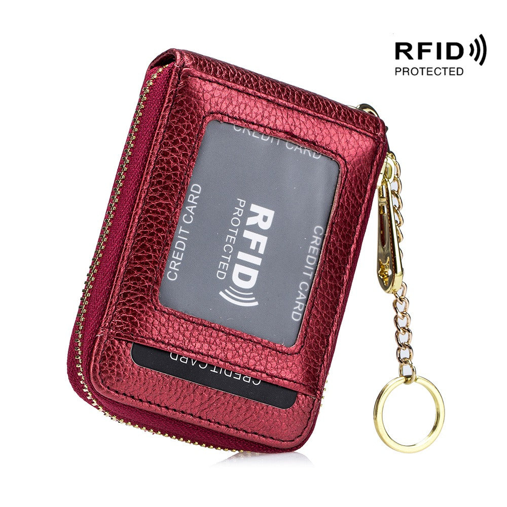 Women's Wallet – for Everyday Use, Zip Around Rfid Chain Multi – detail view 8