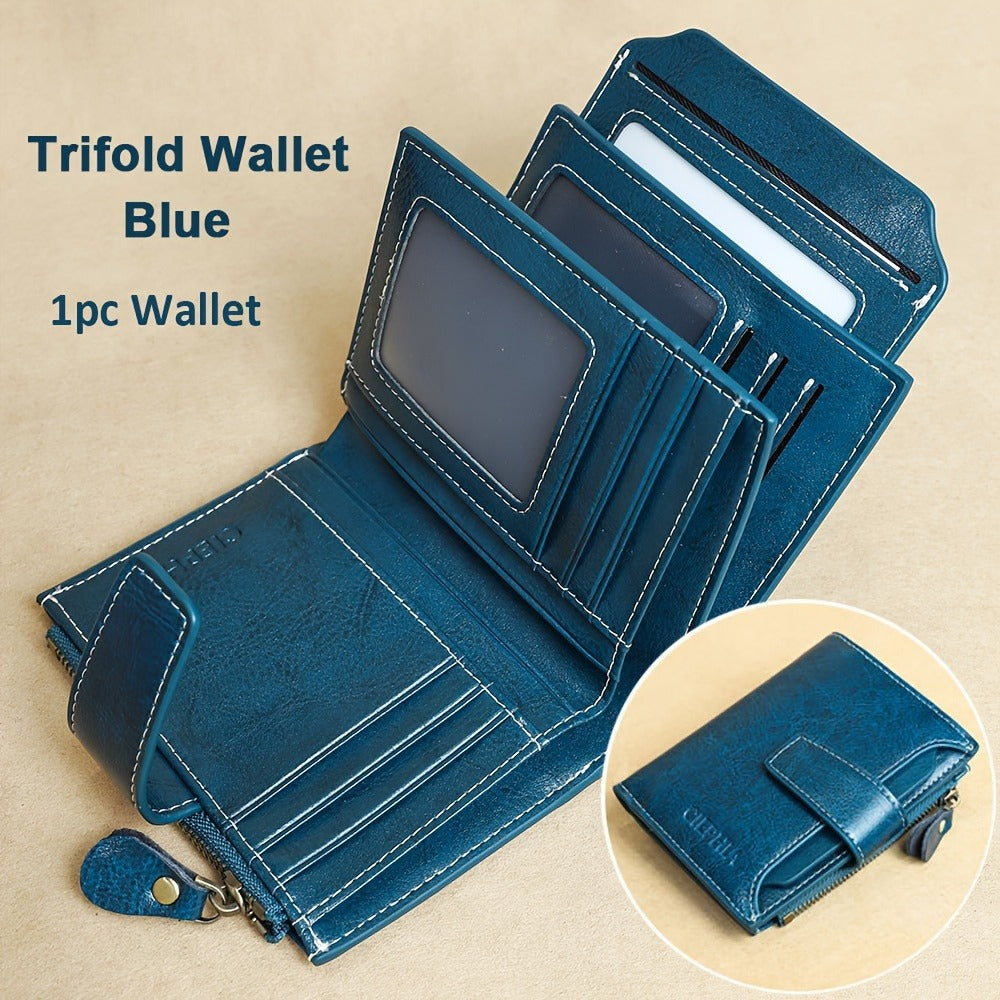 Women's Wallet – Genuine Leather, RFID Blocking – detail view 8