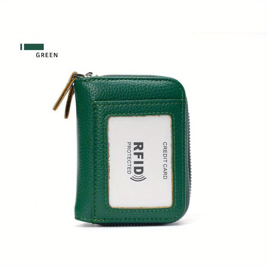 Women's Wallet – 5 Colors, Genuine Leather, RFID Blocking, Large Capacity – alternate view