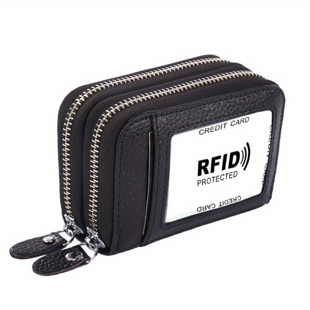 Women's Wallet – Genuine Leather, RFID Blocking, Large Capacity – detail view 2