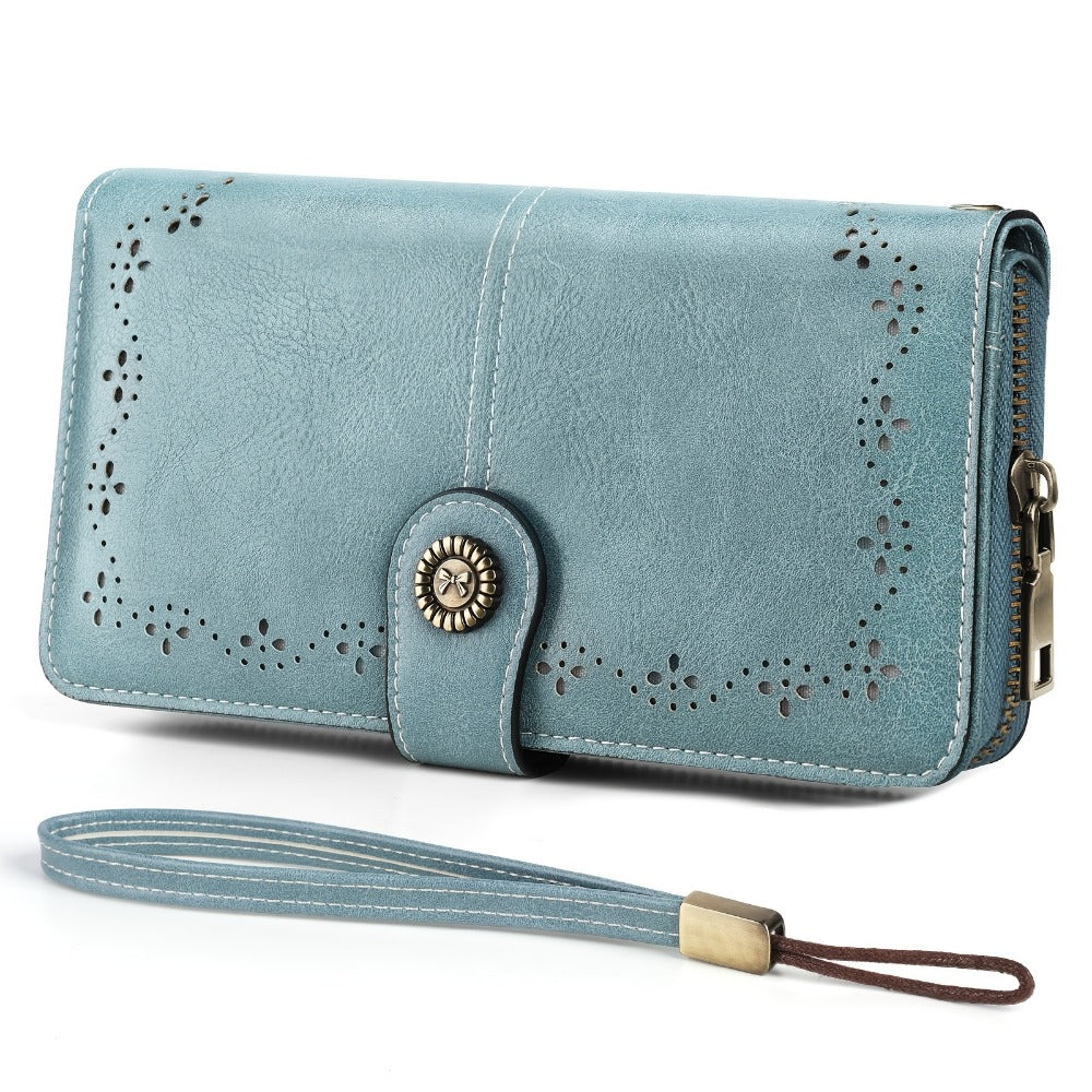 Women's Wallet – Large Capacity, Rfid Wristlet Bowknot Badge Large – detail view 10