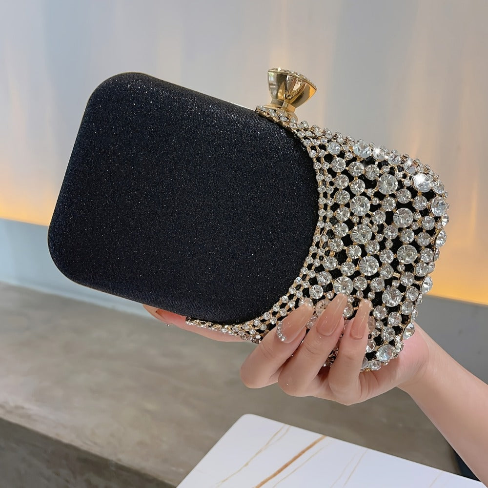 Women's Wallet – Rhinestone Sequin Evening Vintage Wedding – detail view 9